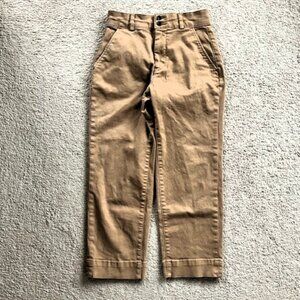 Everlane The Straight Leg Crop Pant Cocoa Brown size 4 regular